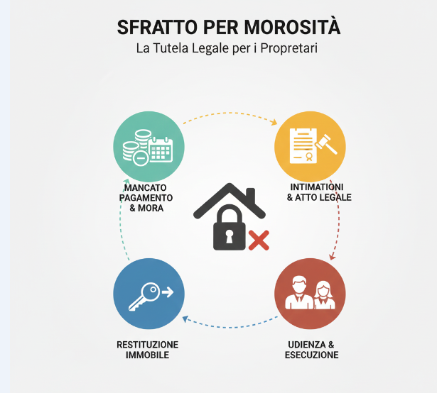 sfratto per morosità 2025