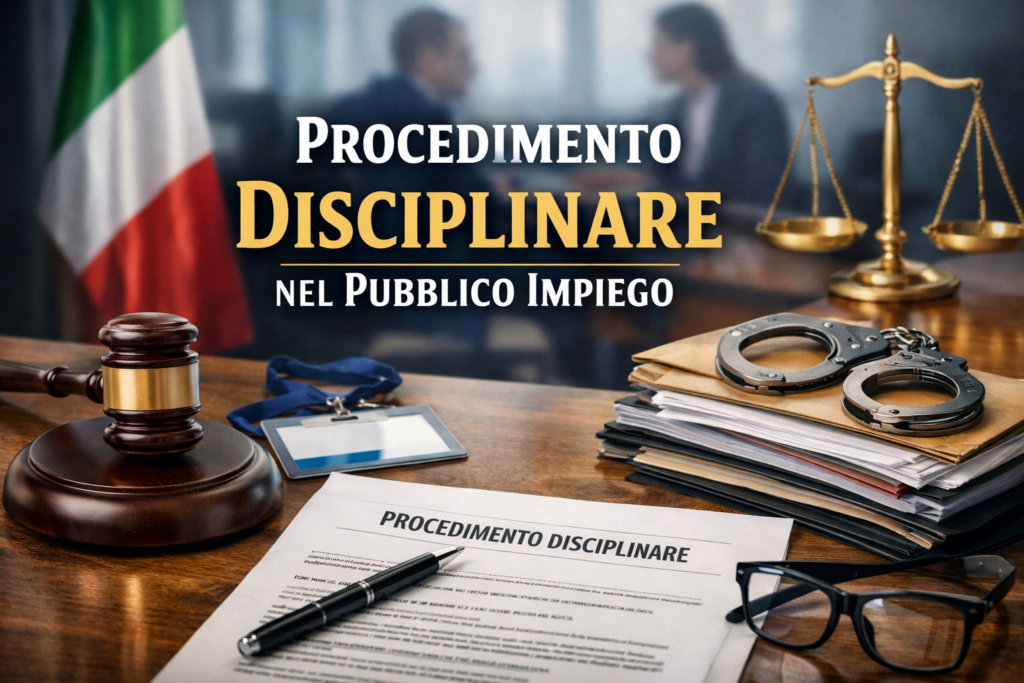 procedimento disciplinare pubblico impiego